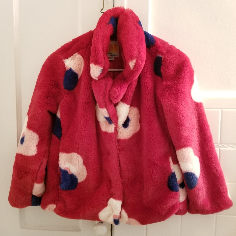 C&C California girls fuzzy coat